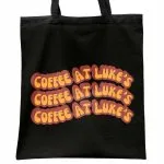 Torba bawełniana czarna na zakupy Gilmore Girls Dla Fanów Prezent