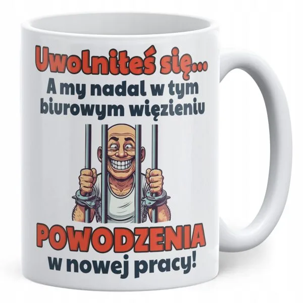 Kubek ceramiczny Pożeganie Odejście z Pracy Dla Kolegi Prezent
