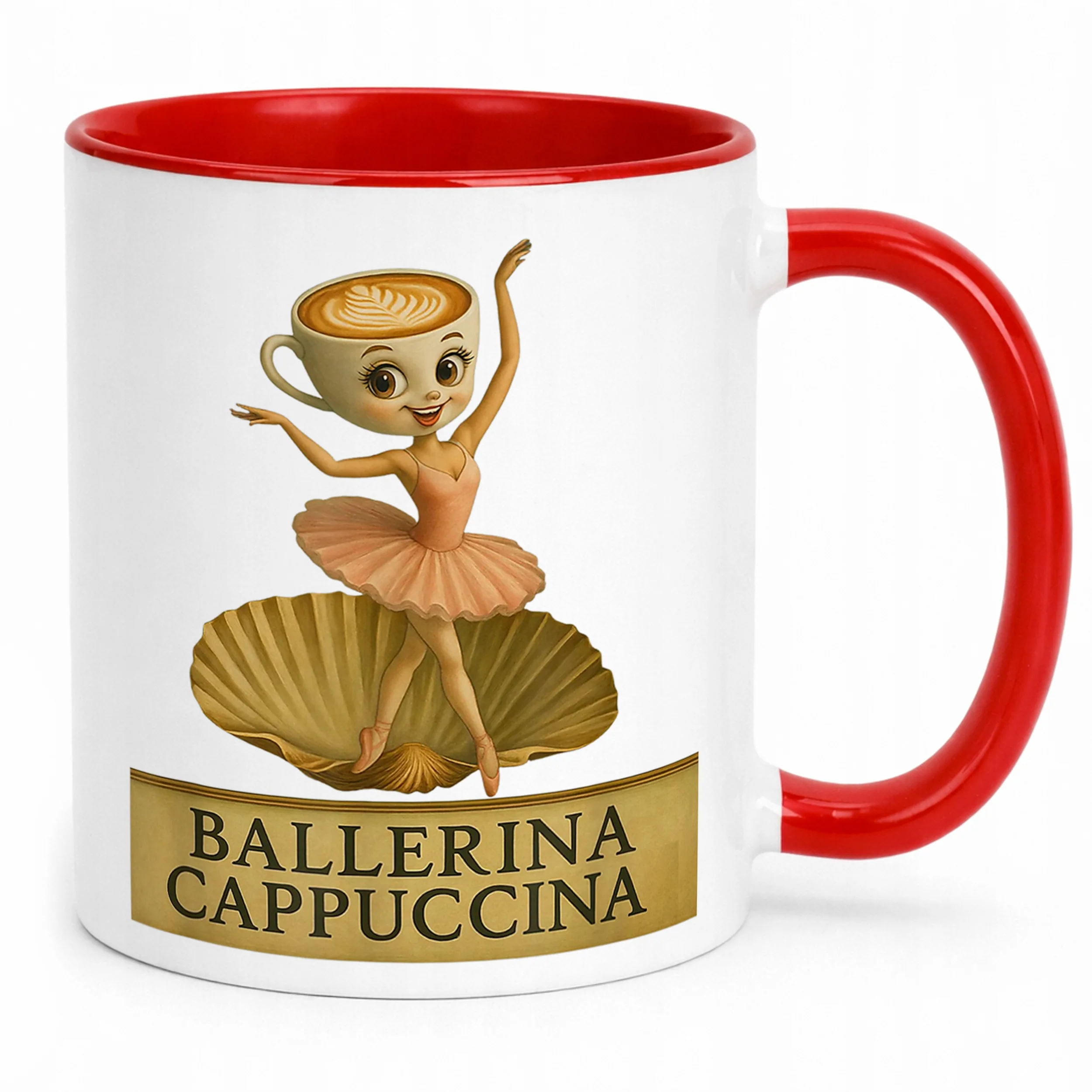 Kubek ceramiczny Ballerina Cappuccina viral tiktok mem