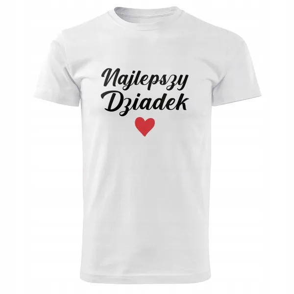 Koszulka Męski T-shirt Na Dzień Dziadka Prezent Najlepszy Dziadek