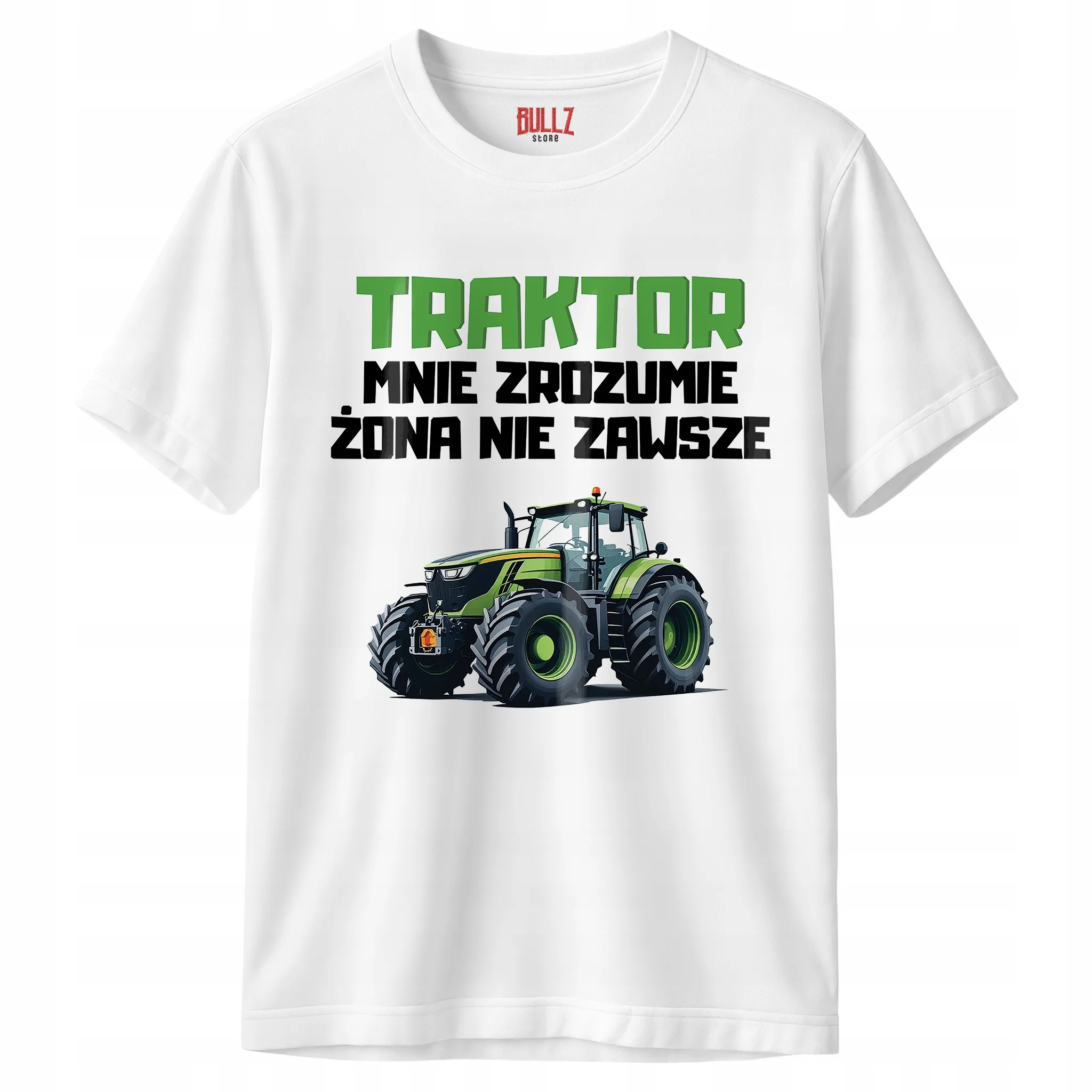 Koszulka biała męska Dla Rolnika Zabawny Prezent Upominek r. 3XL