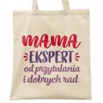Torba bawełniana na zakupy Dzień Matki Dla Mamy Prezent Mama Ekspert