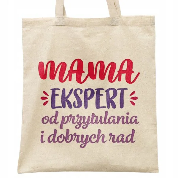 Torba bawełniana na zakupy Dzień Matki Dla Mamy Prezent Mama Ekspert
