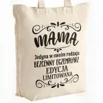 Torba bawełniana premium na zakupy Dzień Matki Edycja Limitowana