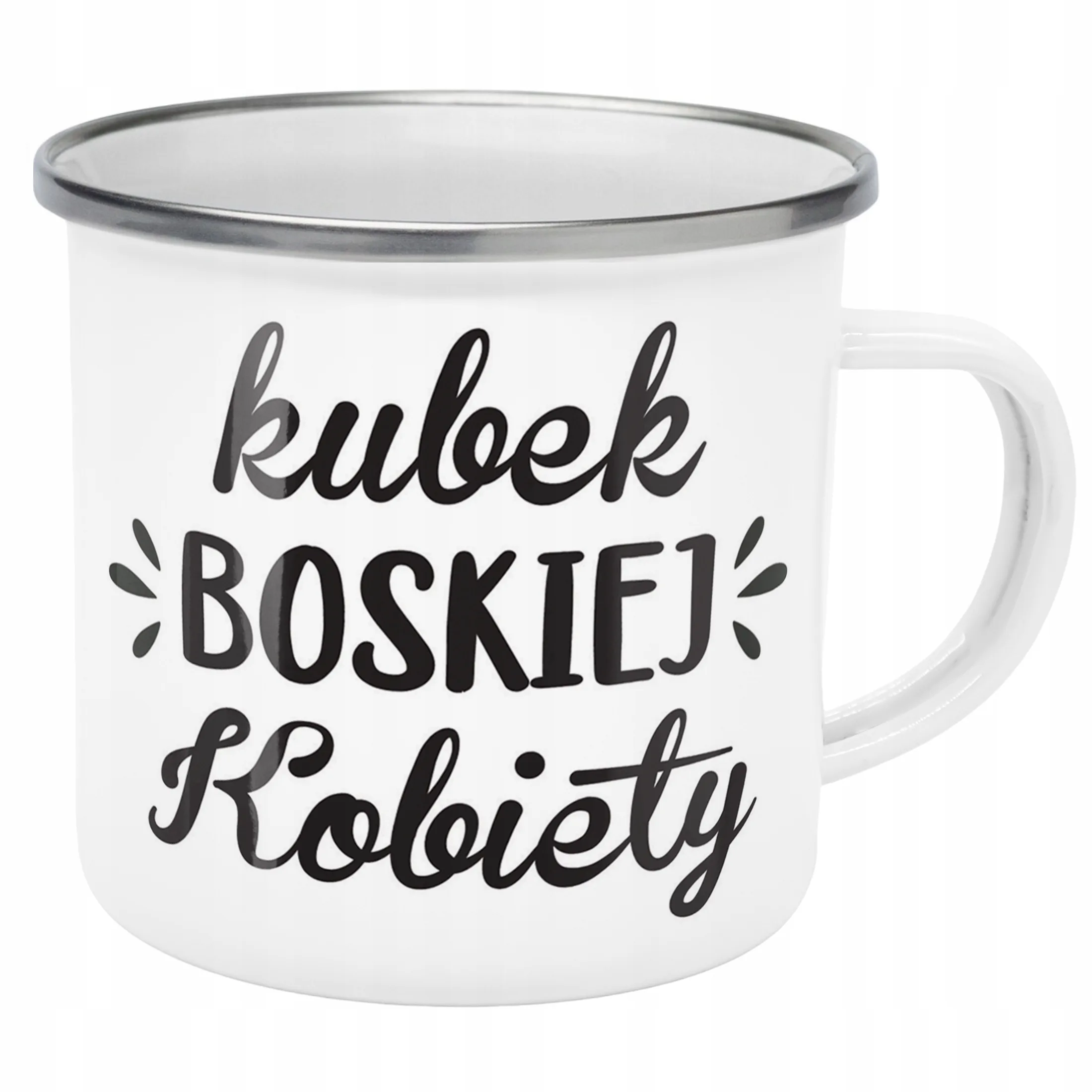 Emaliowany Kubek Garnuszek Dzień Kobiet Dla Kobiety Prezent Upominek