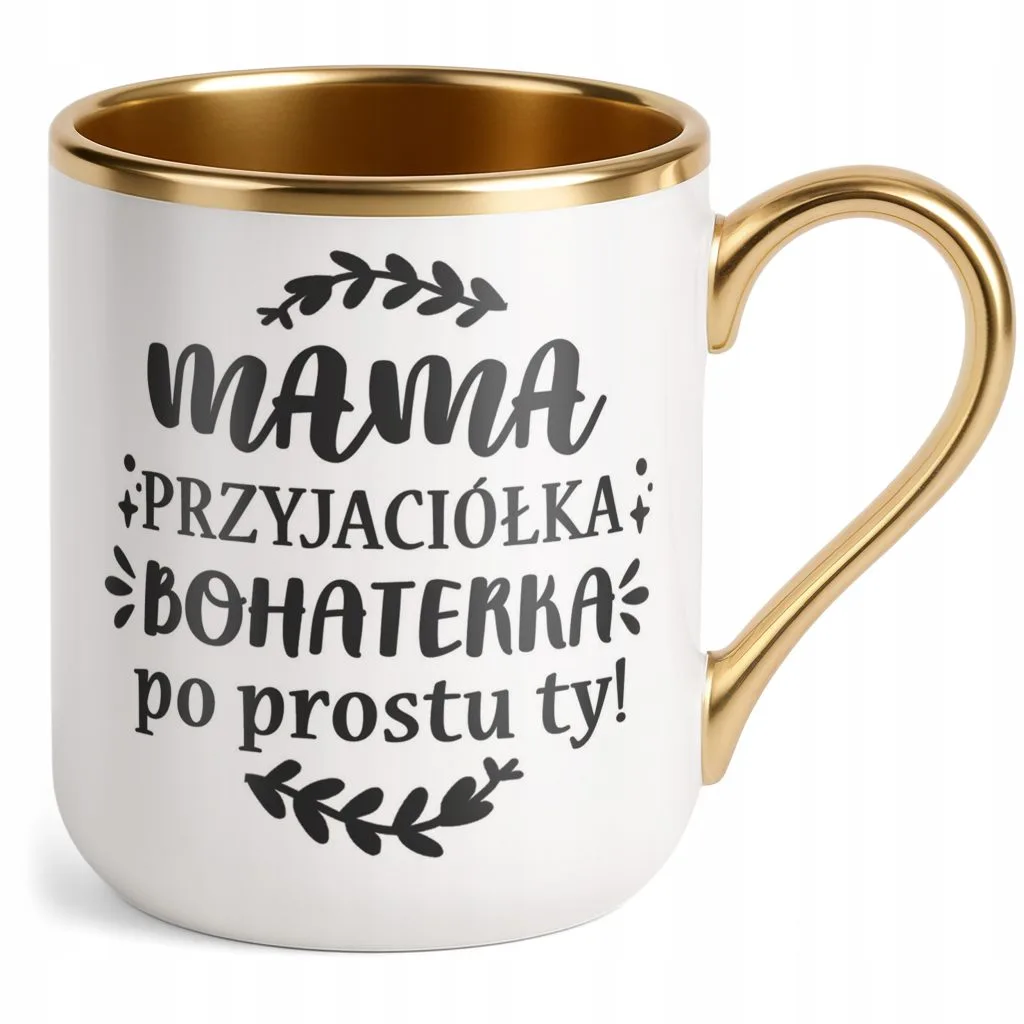 Kubek Premium Złoty Dzień Matki Dla Mamy Prezent Mama Przyjaciółka