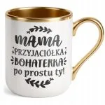 Kubek Premium Złoty Dzień Matki Dla Mamy Prezent Mama Przyjaciółka
