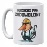Kubek ceramiczny 330 ml Janusz Nosacz Do Pracy Zabawny Prezent