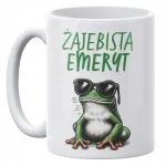 Kubek ceramiczny 330 ml Dla Emeryta Z Okazji Emerytury Prezent Zabawny