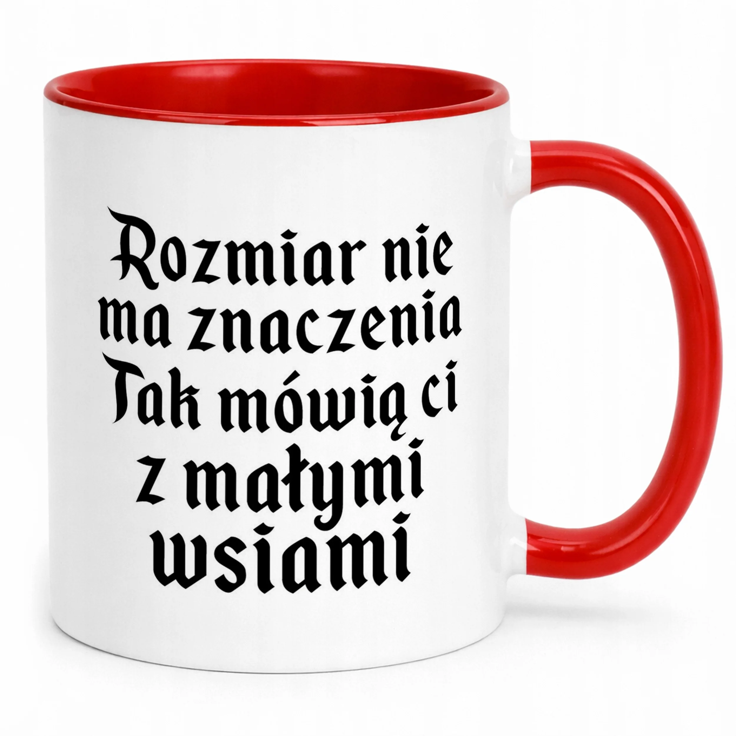 Kubek ceramiczny 1670 Rozmiar Nie Ma Znaczenia Jan Paweł Prezent