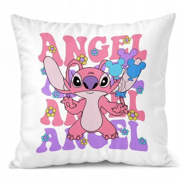Poduszka 38x38cm Stitch Lilo i Stich Bajka Dla Dzieci Prezent