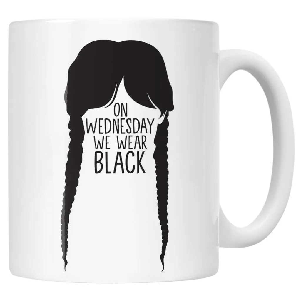 Kubek ceramiczny Nevermore Wednesday Addams Dla Fanów Prezent