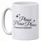Kubek ceramiczny 330 ml Sabrina Carpenter Please Please Please Dla Fanów