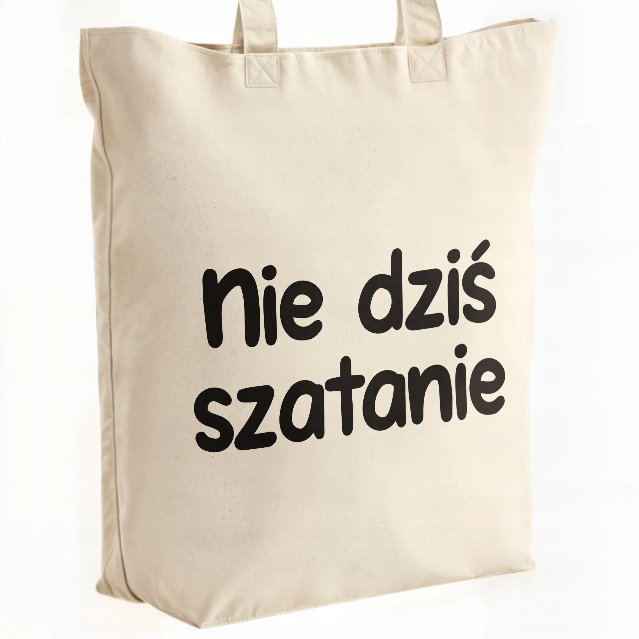 Torba bawełniana premium Nie Dziś Szatanie Zabawny Prezent