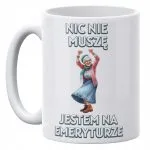 Kubek ceramiczny 330 ml Dla Emerytki Z Okazji Emerytury Prezent Zabawny