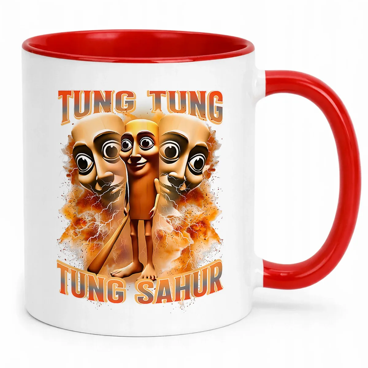 Kubek ceramiczny Tung Tung Sahur viral tiktok brainrot mem