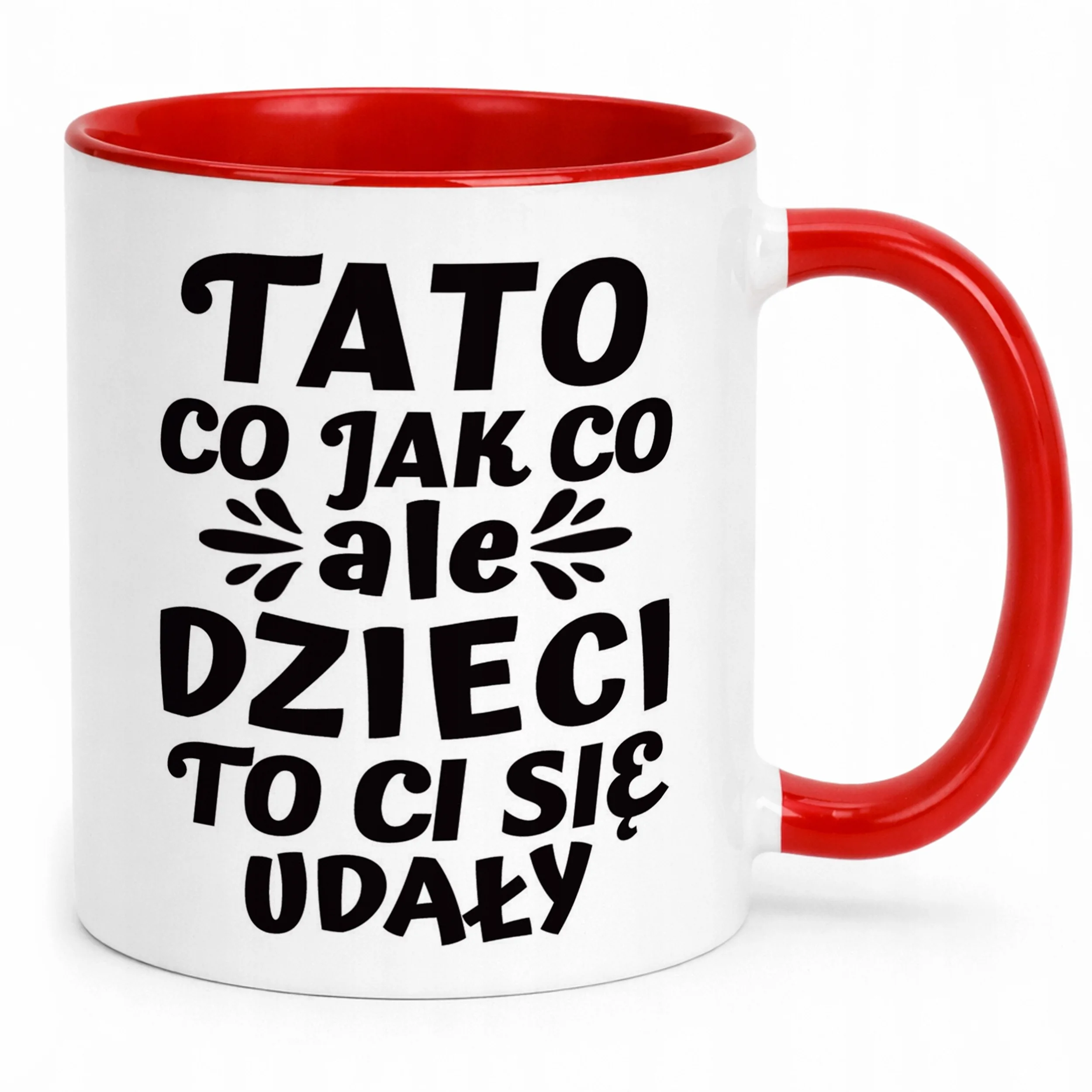 Kubek ceramiczny Dzień Ojca Dla Taty Dzieci To Ci Się Udały Prezent