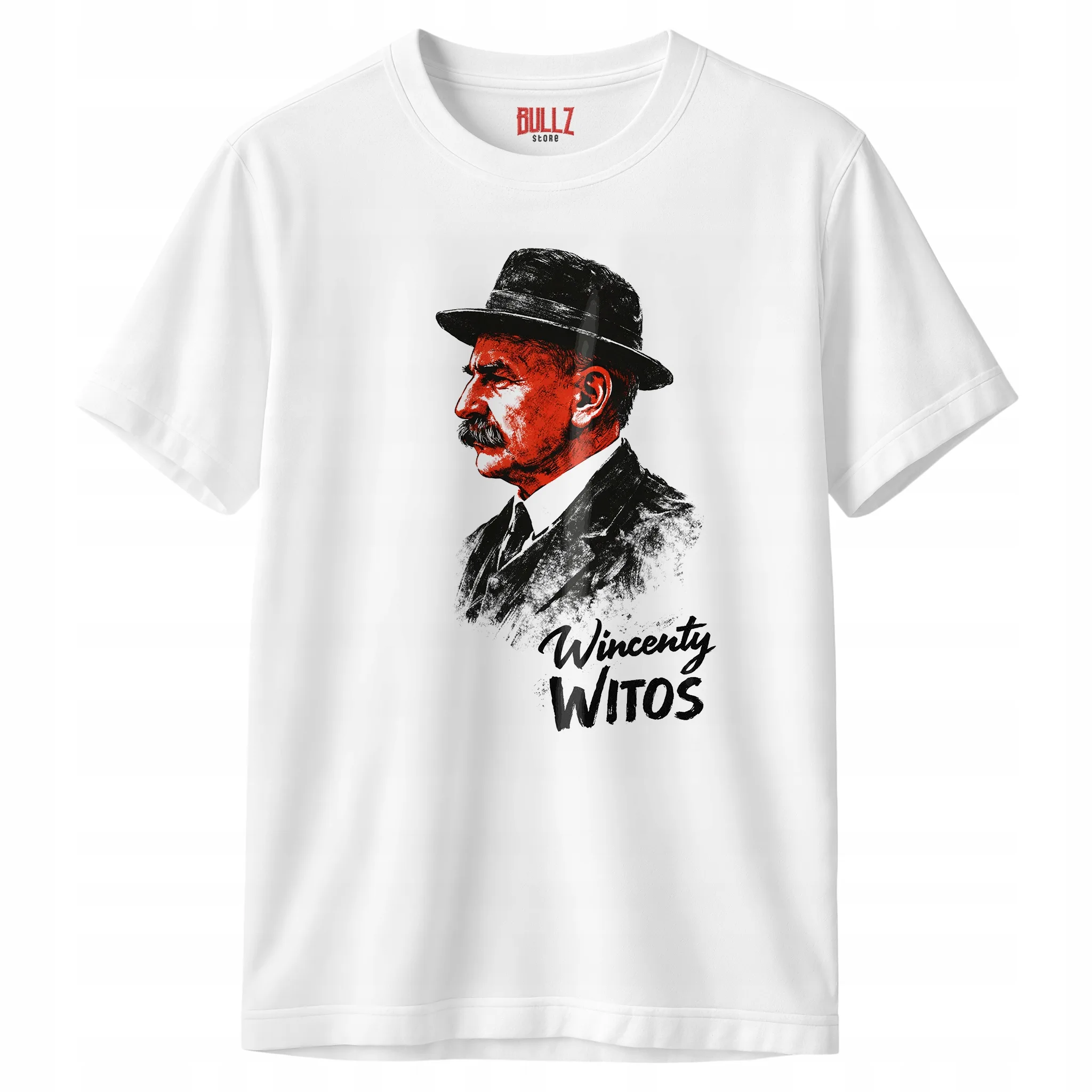 Koszulka biała męska Wincenty Witos Patriotyczna Premier Ludowy r. 3XL