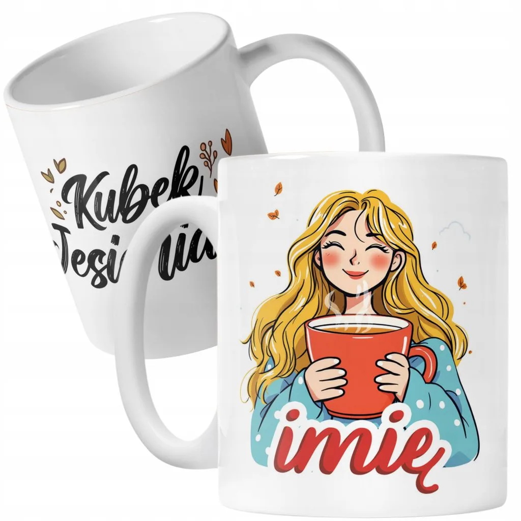 Kubek Personalizowany ceramiczny Jesienny Jesieniara Prezent Upominek