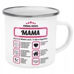 Emaliowany Kubek Garnuszek Dzień Matki Dla Mamy Prezent Firma Mama