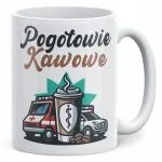 Kubek ceramiczny Pogotowie Kawowe Zabawny Prezent Kawa