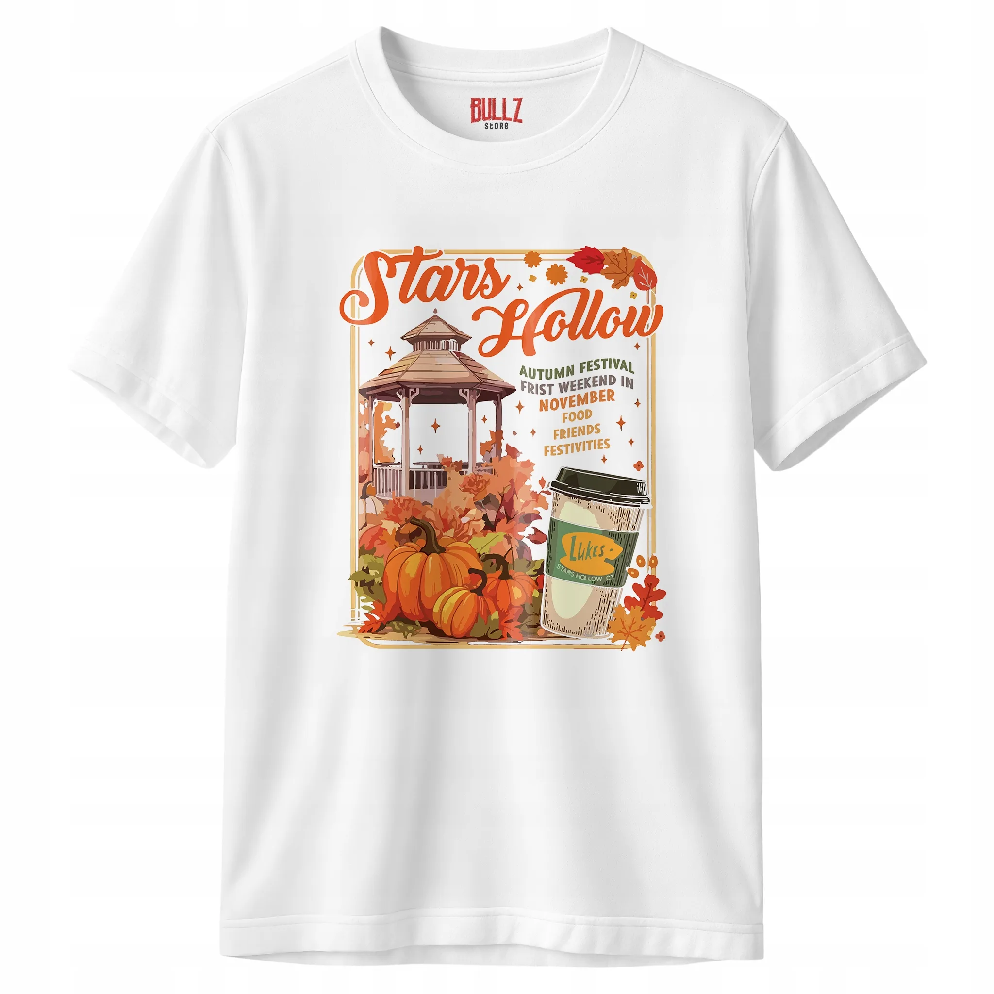 Koszulka biała męska Gilmore Girls Dla Fanów Serialu Prezent r. 3XL