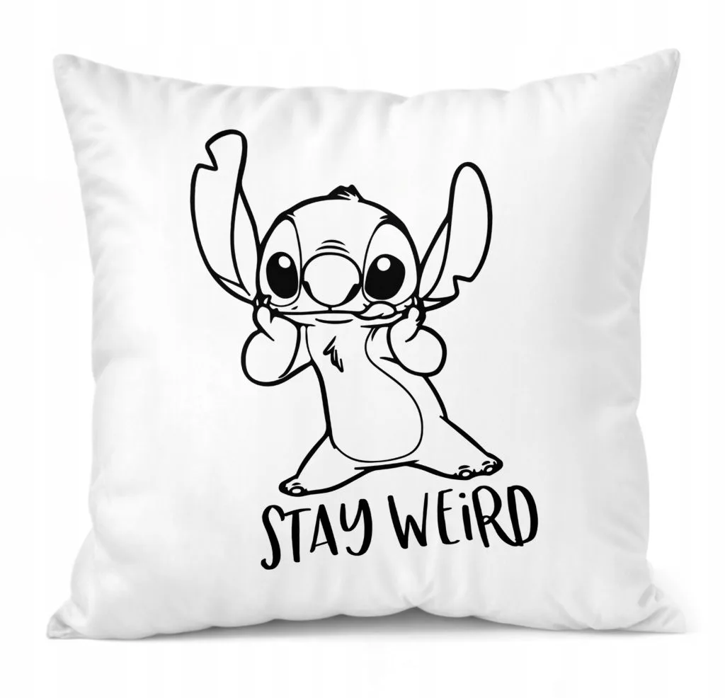 Poduszka 38x38cm Stitch Lilo i Stich Bajka Dla Dzieci Prezent