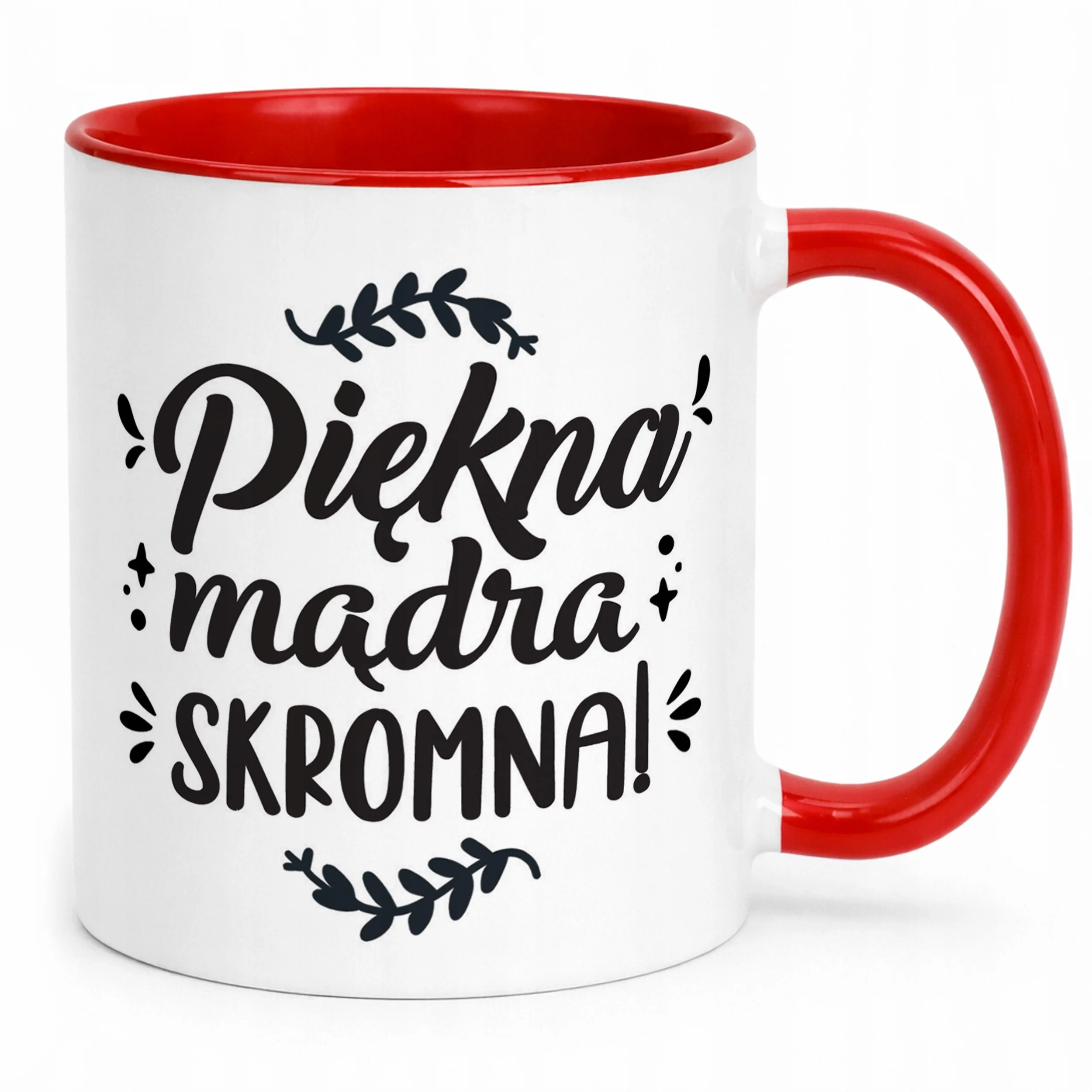 Kubek Czerwony Dzień Kobiet Dla Kobiety Dziewczyny Prezent Upominek