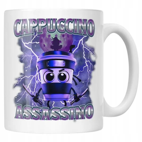 Kubek ceramiczny Cappuccino Assassino viral tiktok brainrot