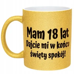 Kubki brokatowe