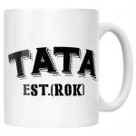 Kubek ceramiczny Personalizowany Dzień Ojca Tata Rok Prezent