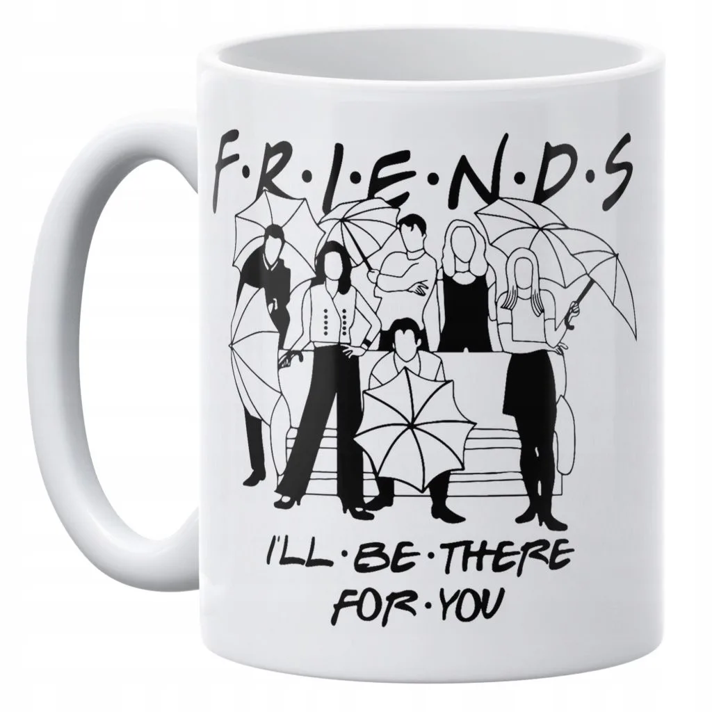 Kubek ceramiczny 330 ml Friends Przyjaciele Dla Fanów Serialu Prezent