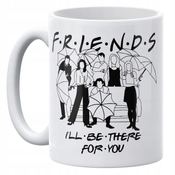 Kubek ceramiczny 330 ml Friends Przyjaciele Dla Fanów Serialu Prezent