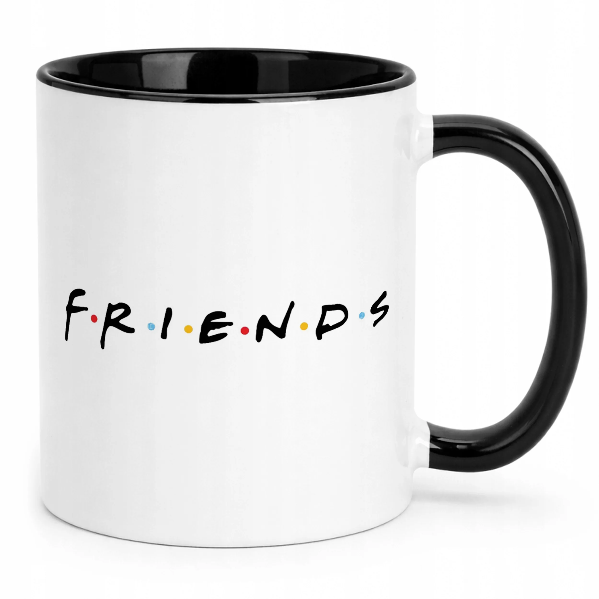 Kubek Czarny Friends Przyjaciele Dla Fanów Serialu Prezent Upominek