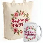 Zestaw Kubek + Torba Premium Dzień Matki Dla Mamy Prezent Upominek