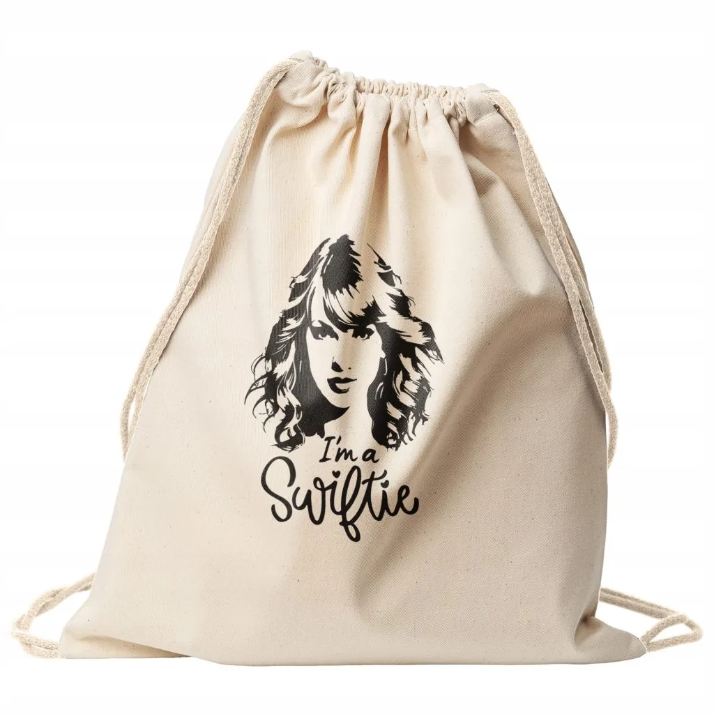 Plecak bawełniany 34×40 Taylor Swift Swiftie Dla Fanów