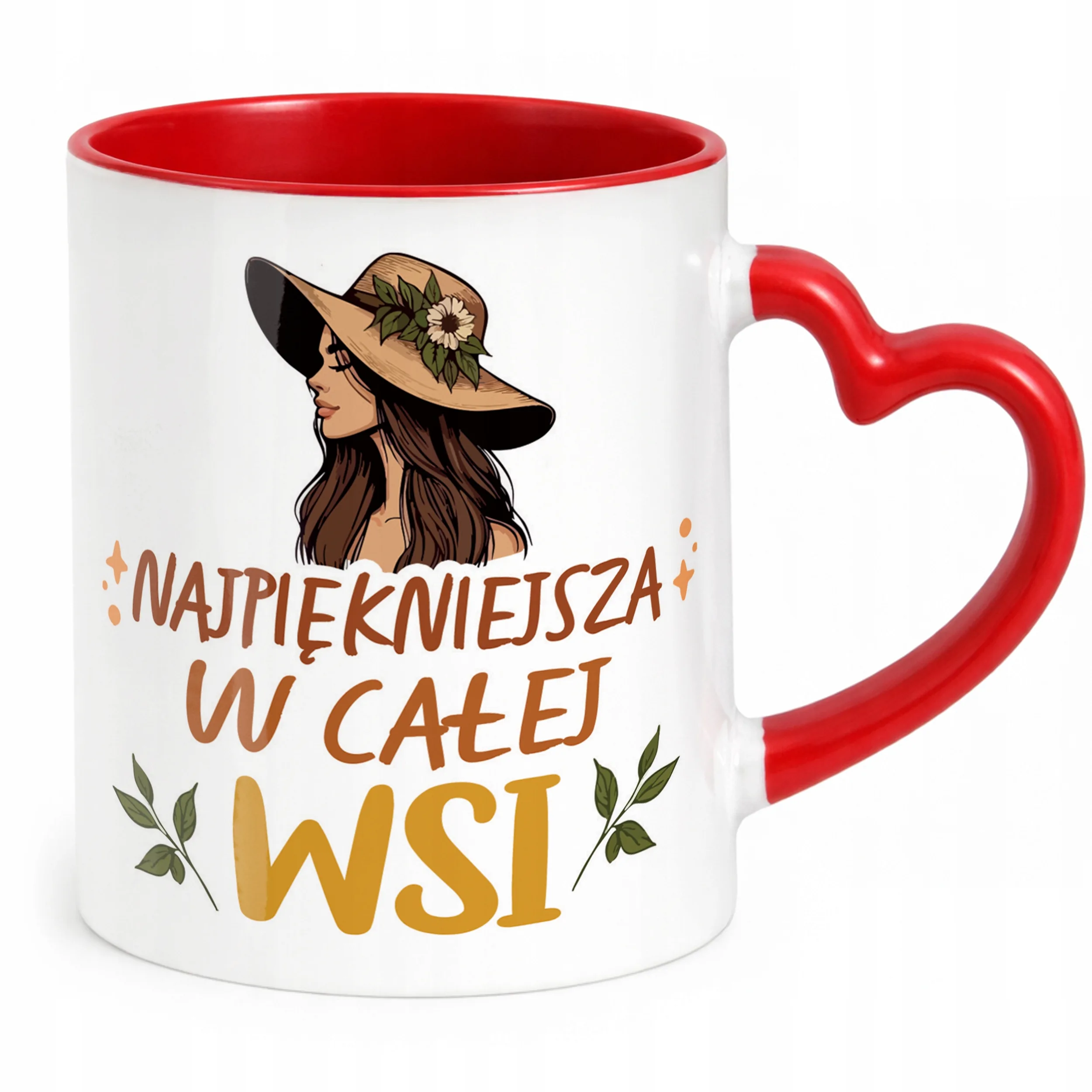 Kubek Czerwony Dzień Kobiet Dla Kobiety Dziewczyny Prezent Upominek