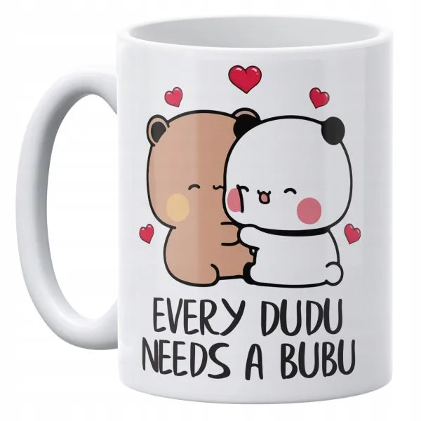 Kubek ceramiczny 330 ml Bubu i Dudu Na Prezent Dla Par