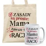 Zestaw Kubek + Torba Dzień Matki Dla Mamy Prezent Upominek