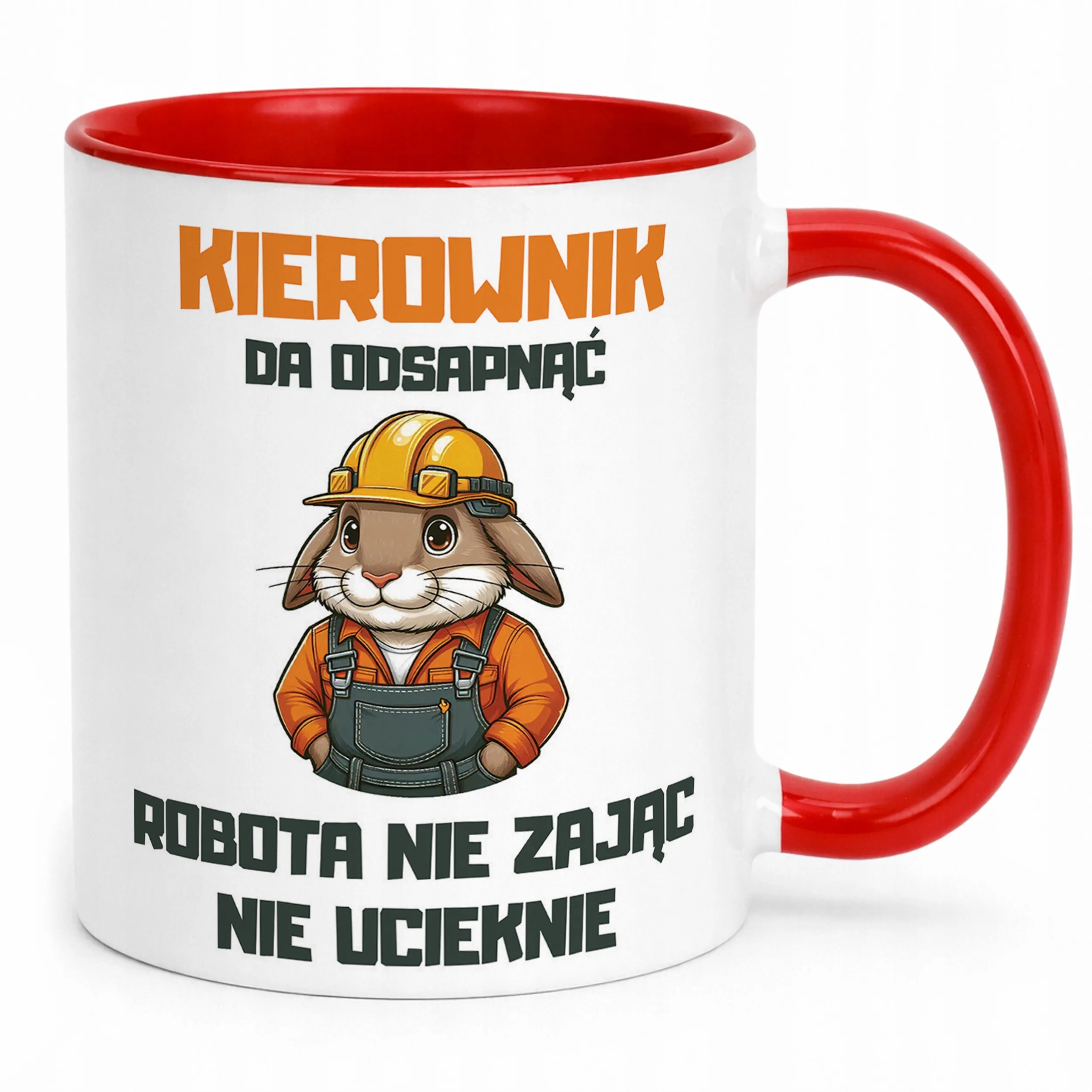 Kubek Czerwony Kierownik da odsapnąć Do Pracy Zabawny Prezent