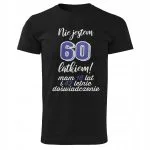 Koszulka Męska Czarna Na 60 Urodziny Nie Jestem 60 Latkiem Prezent