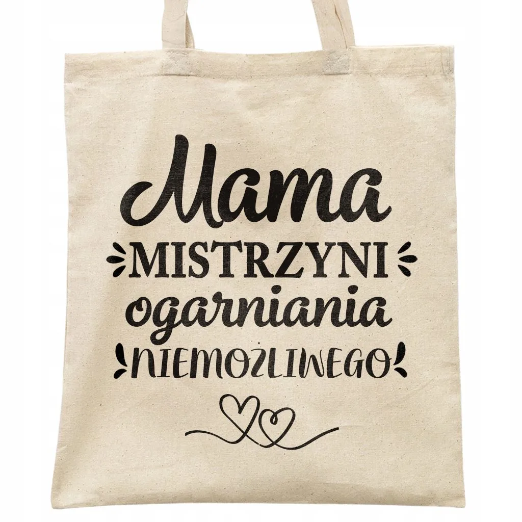 Torba bawełniana na zakupy Dzień Matki Dla Mamy Prezent Mama Mistrzyni