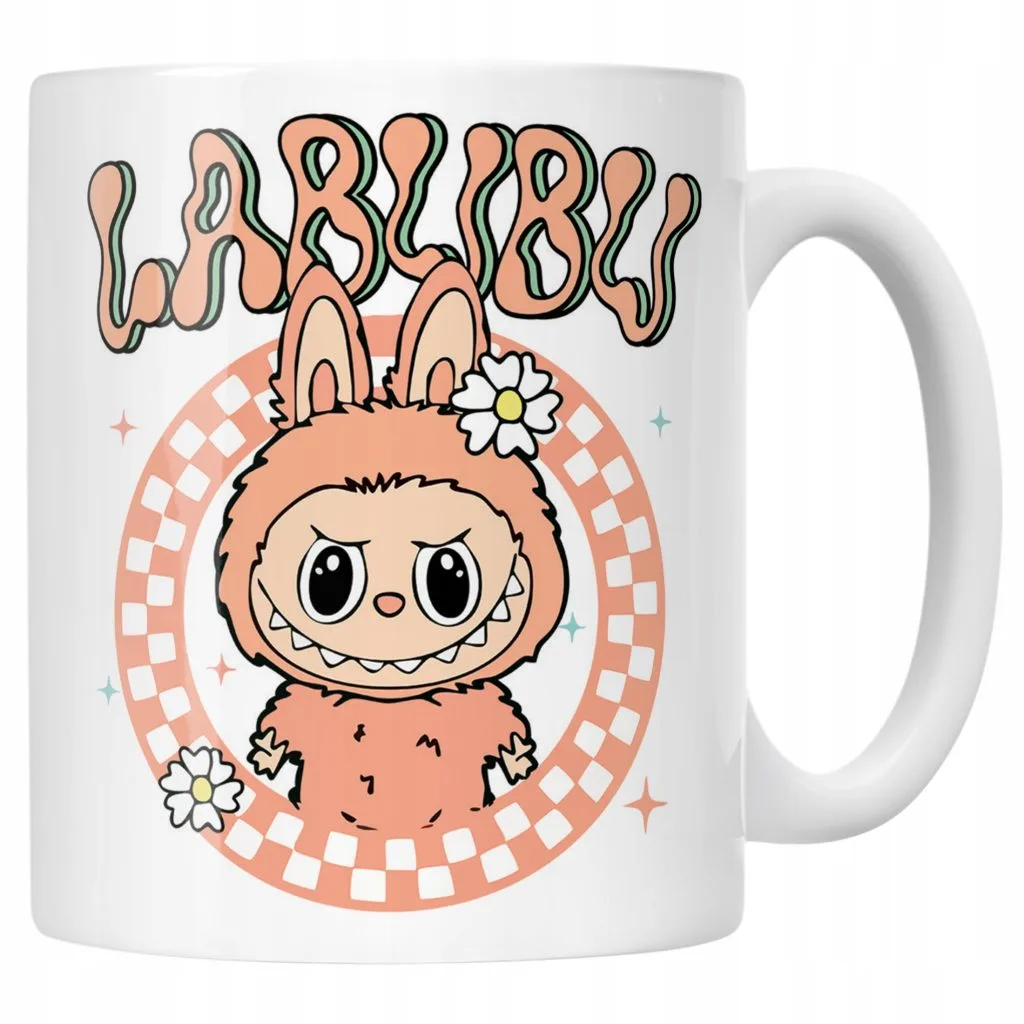 Kubek ceramiczny Labubu Dla Dzieci Prezent Urocze Potworki
