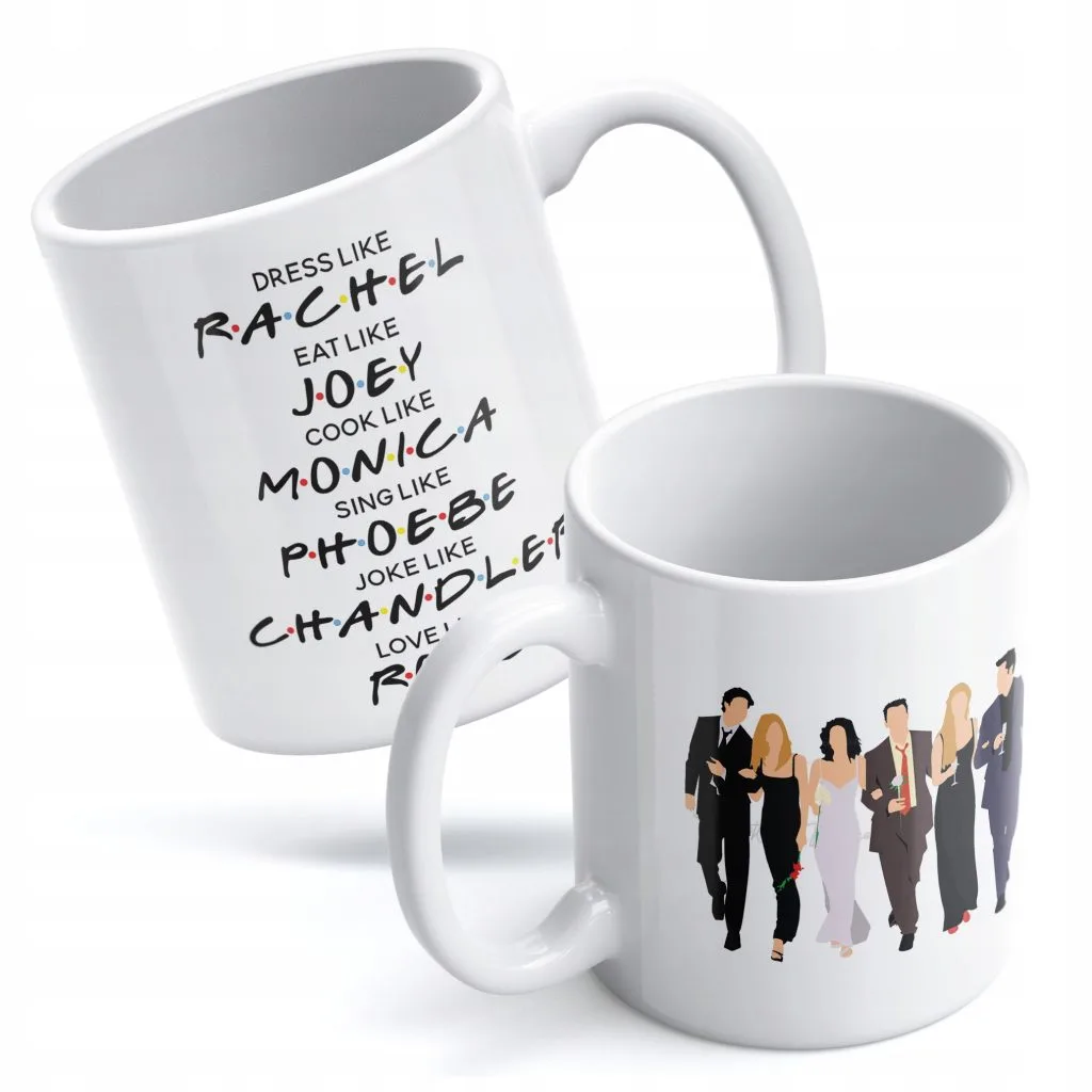 Kubek ceramiczny 330 ml Friends Przyjaciele Dla Fanów Serialu Prezent