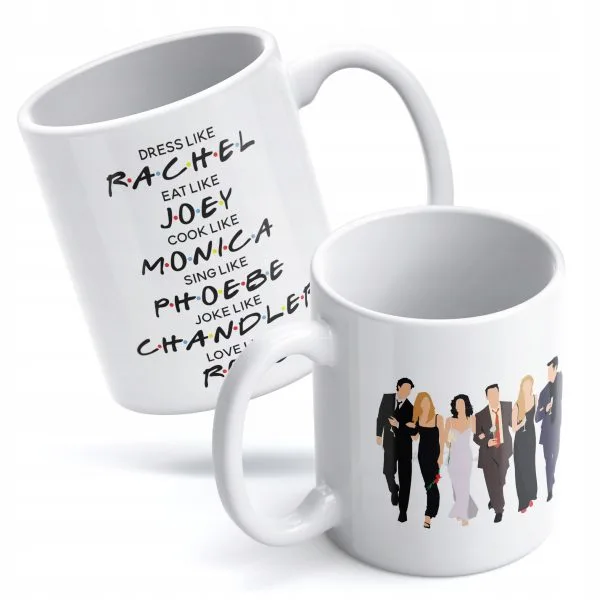 Kubek ceramiczny 330 ml Friends Przyjaciele Dla Fanów Serialu Prezent