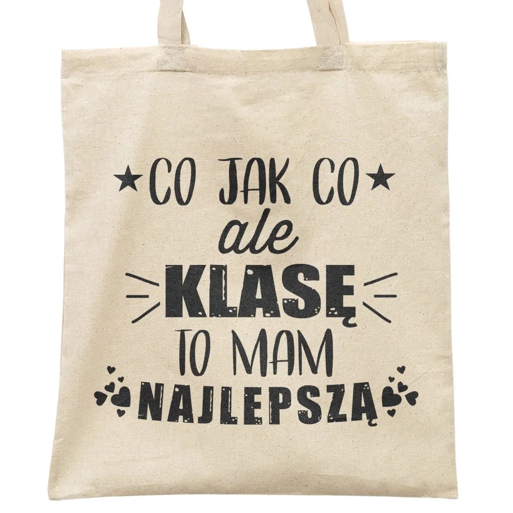 Torba bawełniana Dzień Nauczyciela Dla Wychowawcy Wychowawczyni Prezent