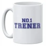 Kubek ceramiczny 330 ml Trener no.1 Sport Prezent Upominek Najlepszy Trener
