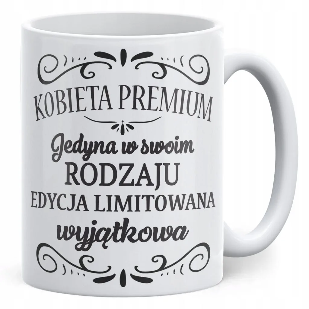 Kubek ceramiczny Dzień Kobiet Kobieta Premium Prezent Upominek Dla Kobiety