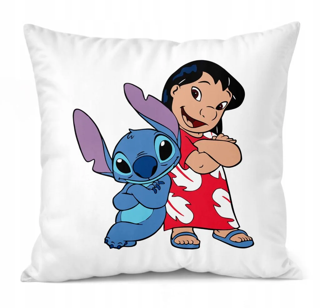 Poduszka 38x38cm Stitch Lilo i Stich Bajka Dla Dzieci Prezent