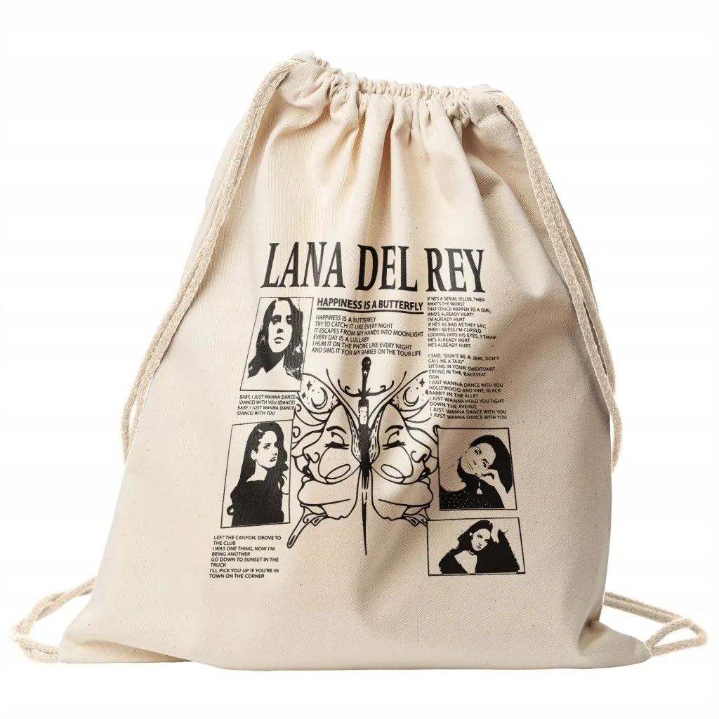 Plecak bawełniany 34×40 Lana Del Rey